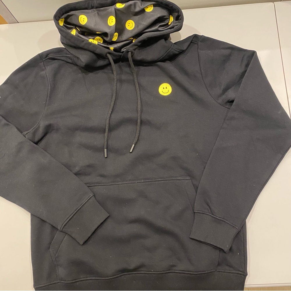 smiley face hoodie